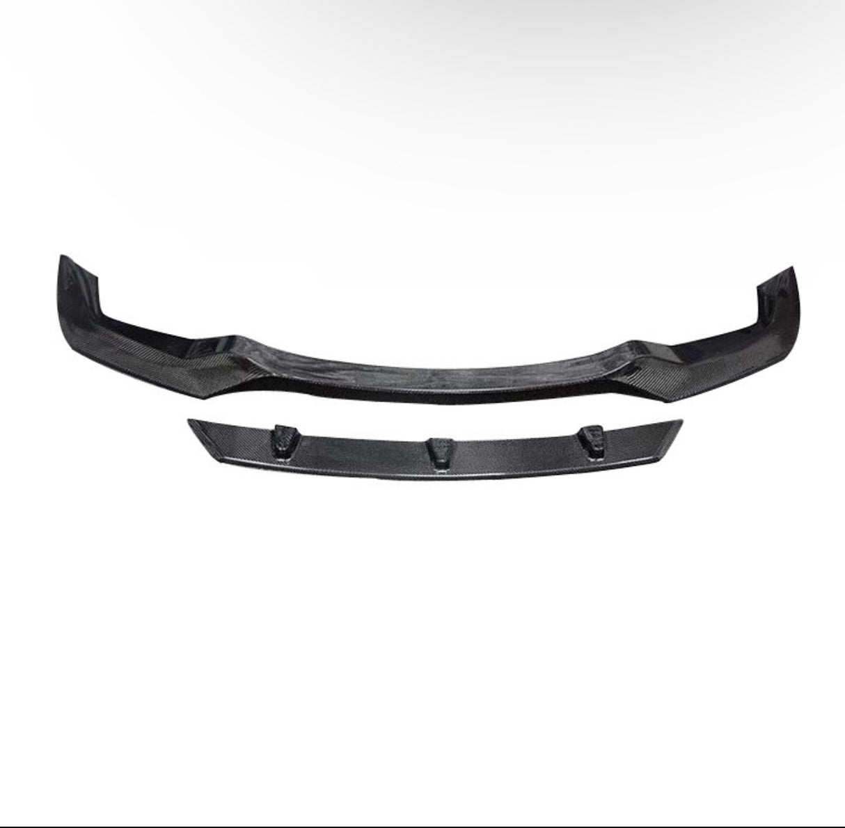 Carbon Fiber V Style Front Lip (F87 M2) - MidWest Bimmer Supply
