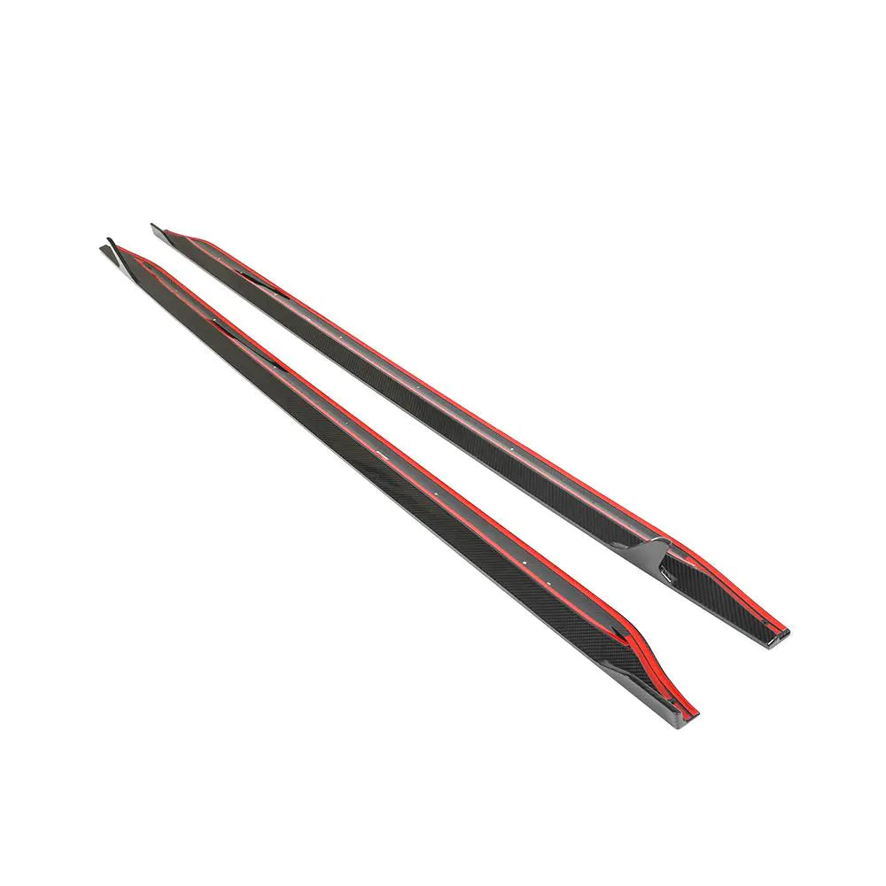 G80 Dry Carbon Fiber Dinan Style Side Skirts - G80 M3