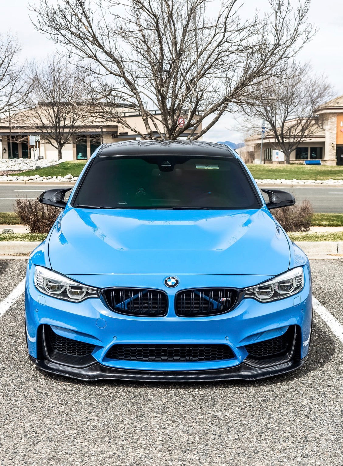 F8X M3/M4 Carbon Fiber V Style Front Lip (F80 M3 | F82/F83 M4)