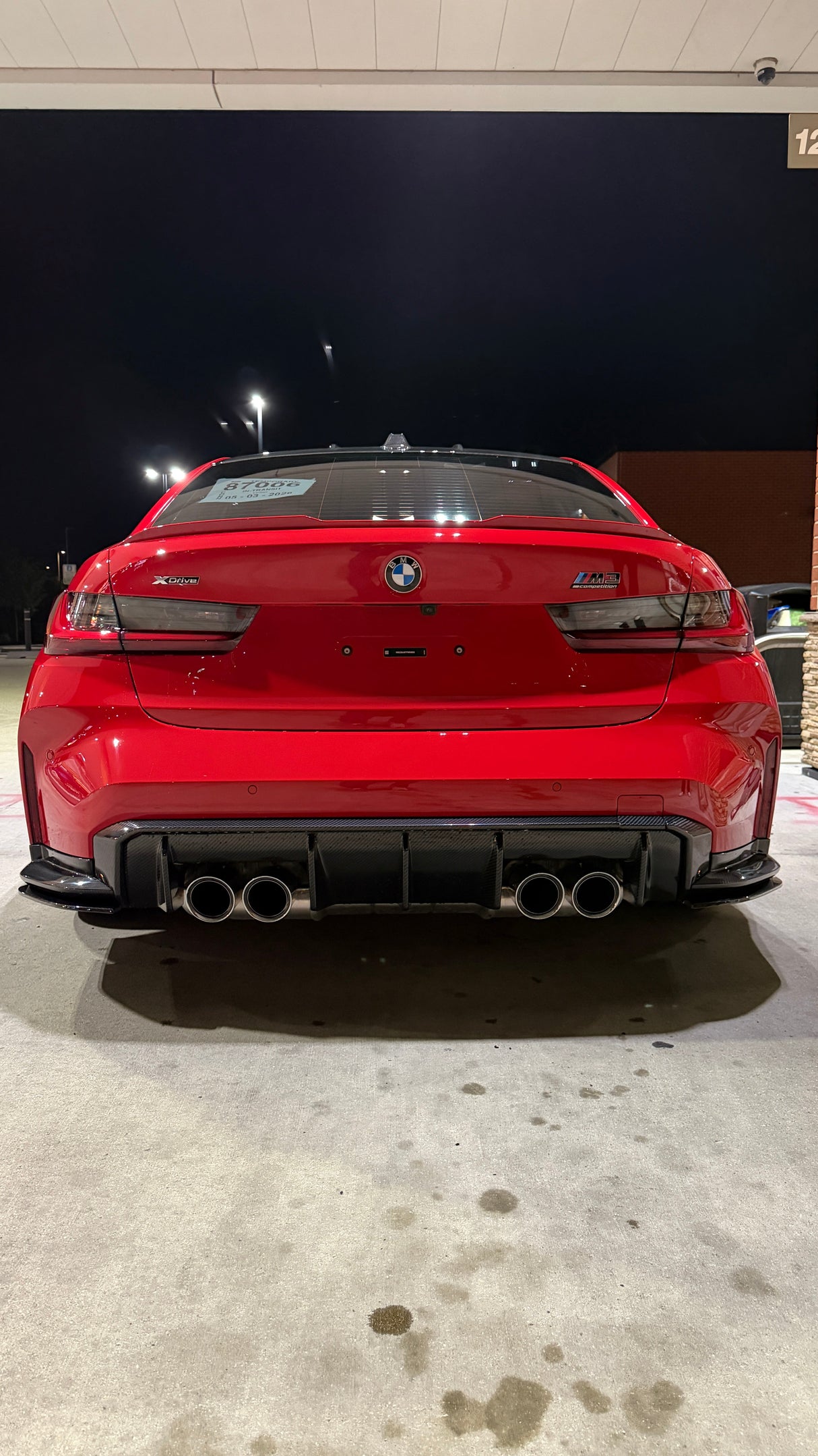 G8X M3/M4 Carbon Fiber MHC Style Rear Splitters - G80 M3 G82 G83 M4