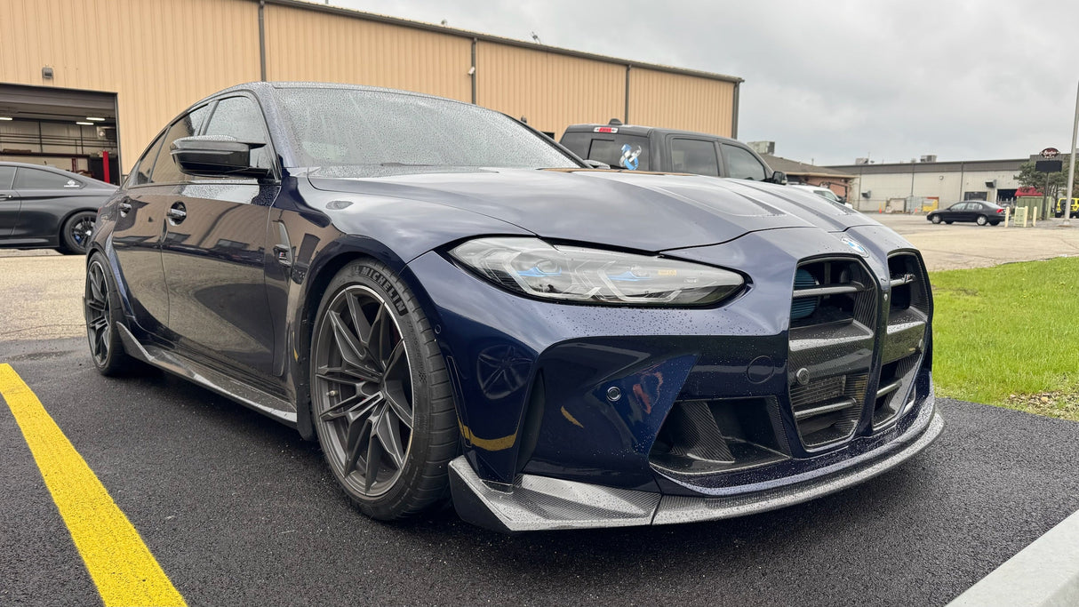 G8X M3/M4 CSL Style Carbon Fiber 3-Piece Front Lip (BMW G80 M3 | G82/G83 M4)