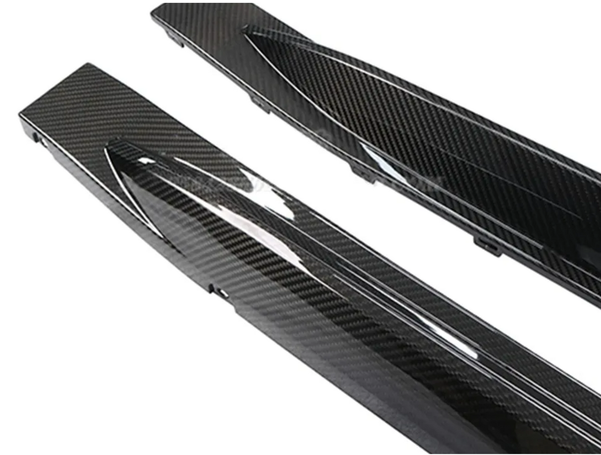 Dry Carbon Fiber OEM Style Side Skirts (G82/G83 M4) - MidWest Bimmer Supply