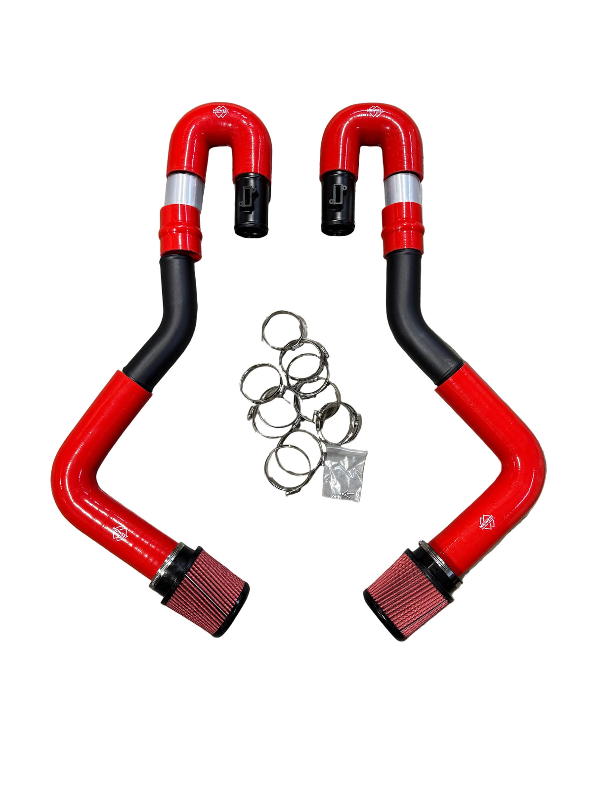 MBS N63R Front Mount Silicone Air Intakes – BMW G14 M850i G30 M550i