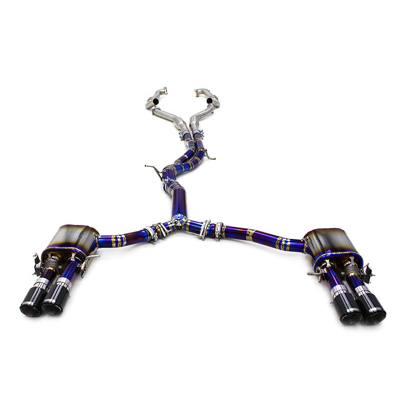 Audi B9/B9.5 S4 Valved Exhaust System W/ Midpipes - Audi B9 B9.5 S4 3.0T