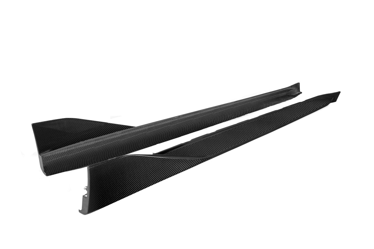 Dry Carbon Fiber M-Performance Style Side Skirts (G80 M3) - MidWest Bimmer Supply
