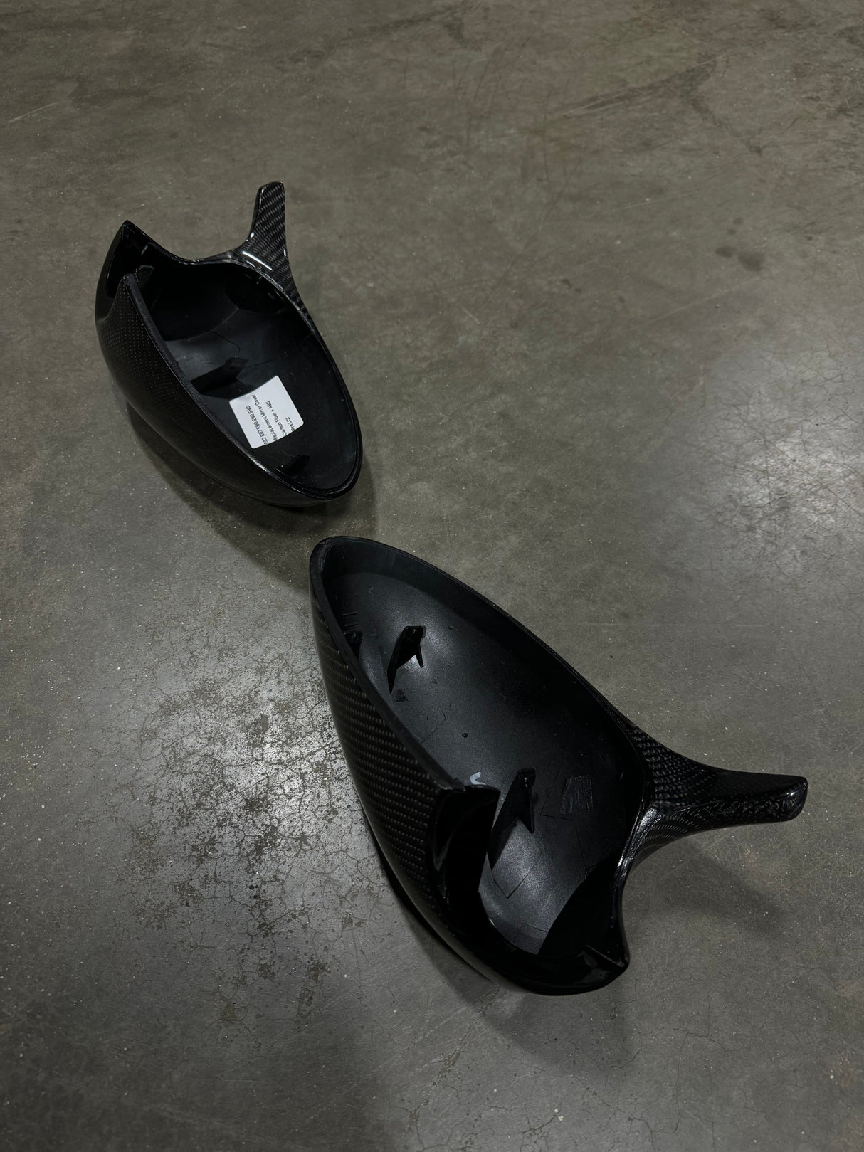 M3 Style Carbon Fiber ABS Mirror Cover Replacement Pre-LCI(BMW E82/E87/E90/E92/E93) - MidWest Bimmer Supply