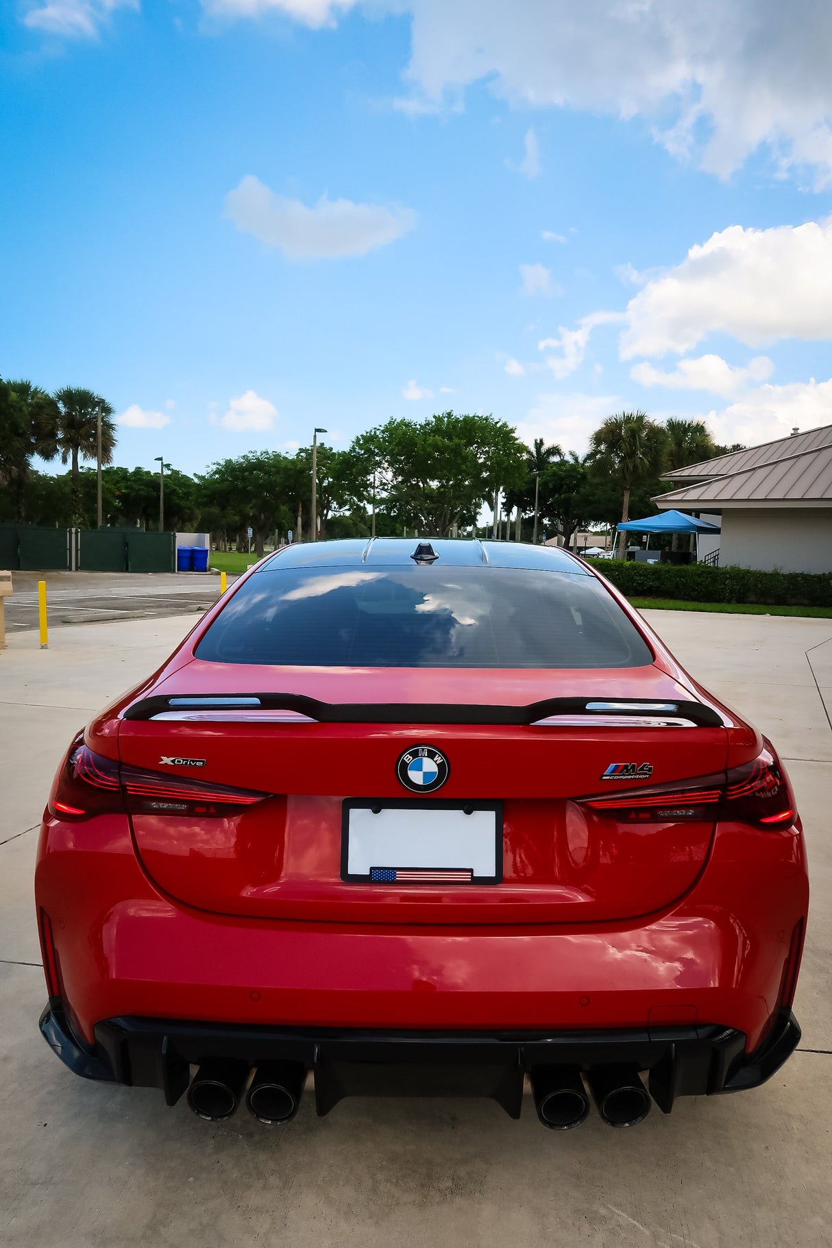 G82 M4 Carbon Fiber V Style Trunk Spoiler - G82 M4 G22 4-Series