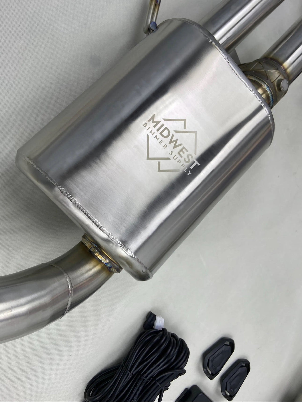 (Customizable) BMW E9x M3 Valved Exhaust System (S65) - MidWest Bimmer Supply