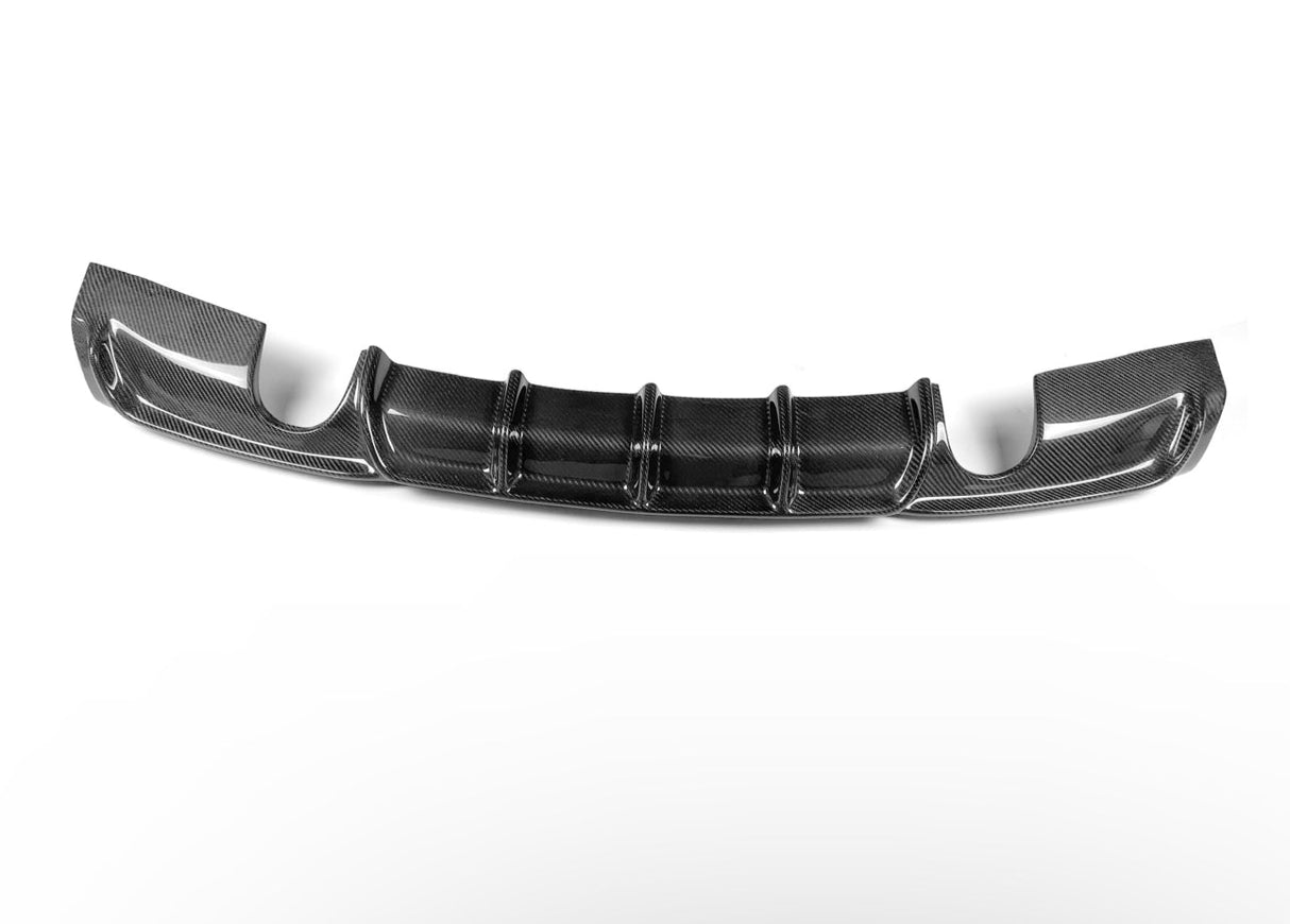 F30 M Performance Carbon Fiber Rear Diffuser (2 Tips) - BMW F30 3-Series - MidWest Bimmer Supply