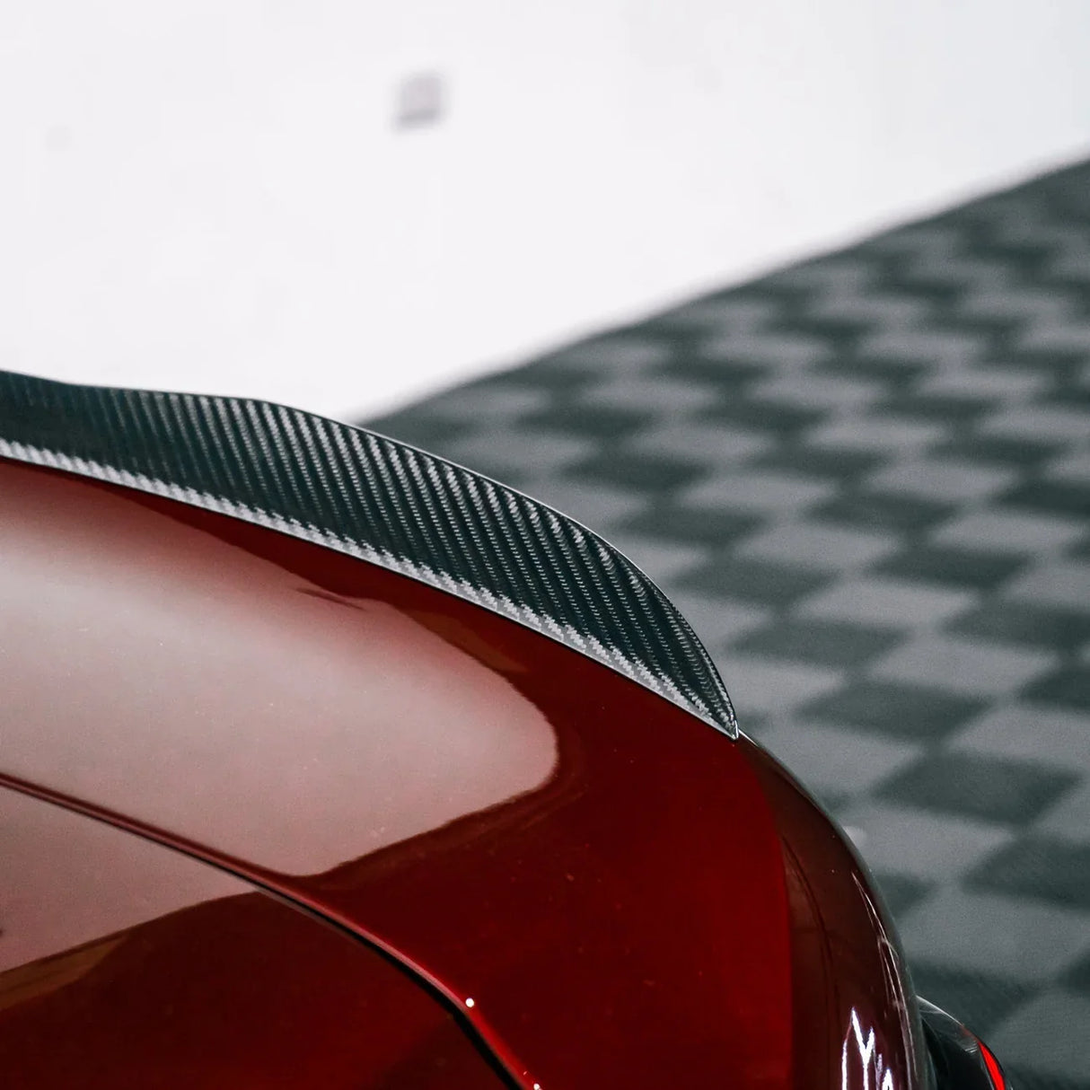 G83 V Style Carbon Fiber Trunk Spoiler - G83 M4 G23 4-Series