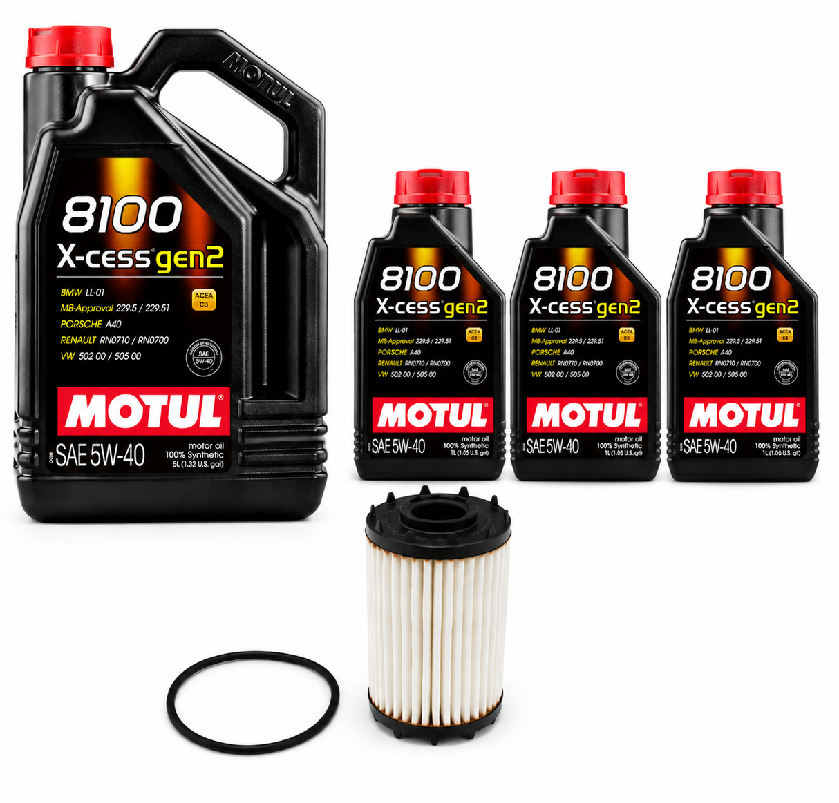 EA839 Motul 5W-40 Oil Change Kit - Audi B9 B9.5 RS5 C8 S6 S7 2.9T