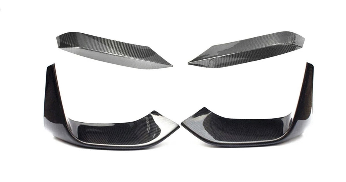 F8X M3/M4 Upper + Lower Splitter OEM Style Carbon Fiber Combo - BMW F80 M3 F82/F82 M4