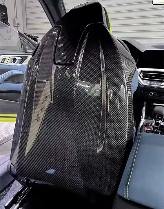G8X Carbon Fiber Seat Covers (BMW G80 M3 | G82/G83 M4) - MidWest Bimmer Supply