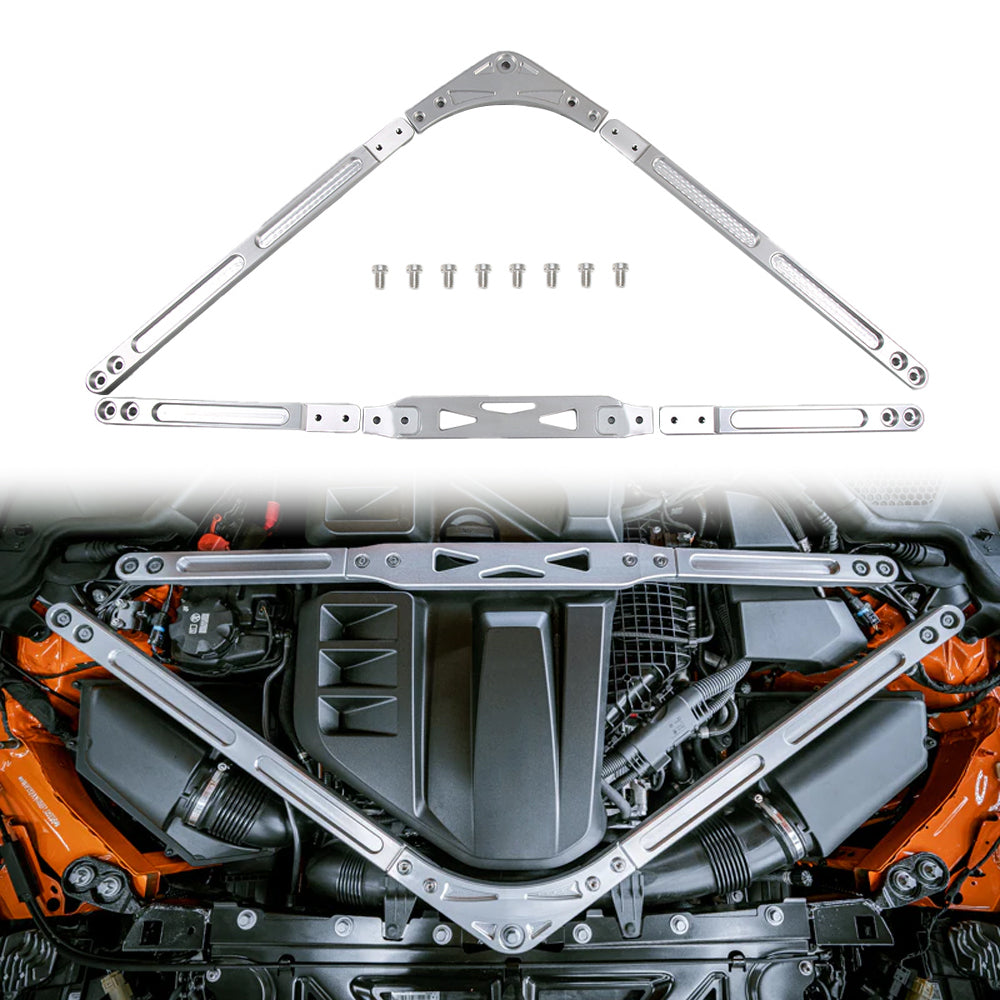 G8X Billet Aluminum Strut Brace Bar - BMW G80 M3 G82 G83 M4