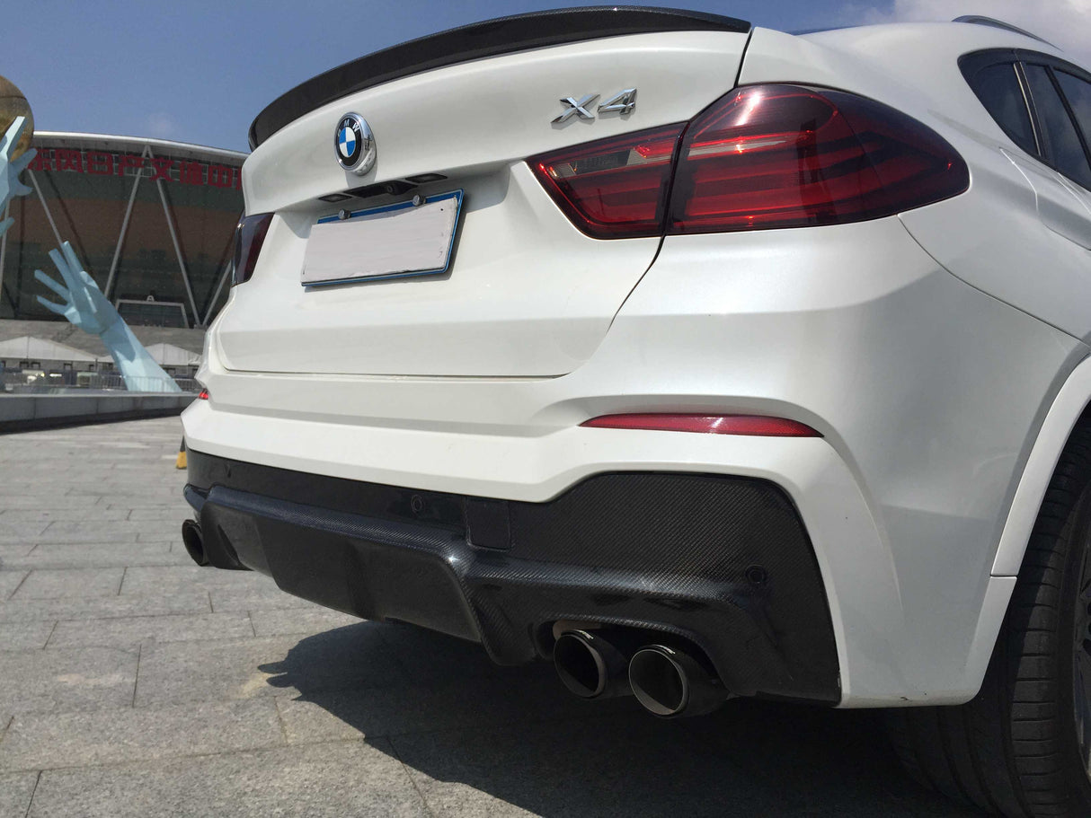 F26 X4 Carbon Fiber 3D Style Rear Diffuser - F26 X4 M SPORT