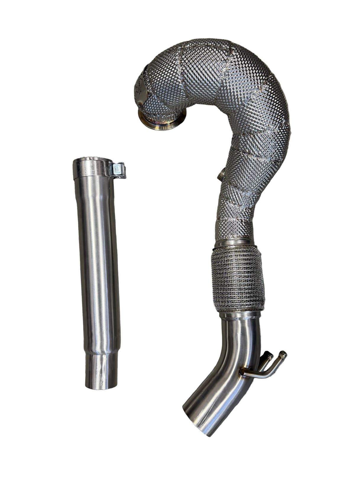 MK7/MK7.5 GTI Catless Race Downpipe W/ Heat Shield - Volkswagen MK7 MK7.5 Golf GTI 2.0T