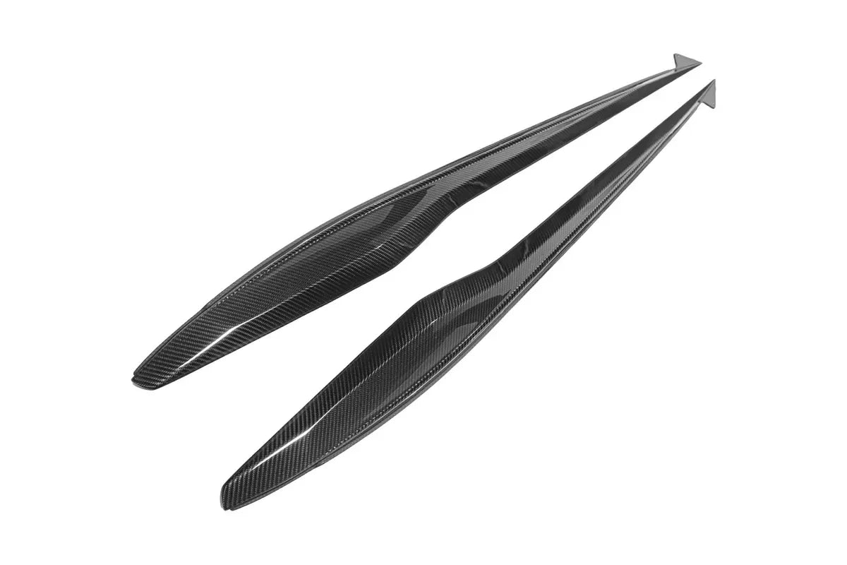 C8 Corvette Carbon Fiber Z07 Style Side Skirts - C8 Chevrolet Corvette 2023-2025