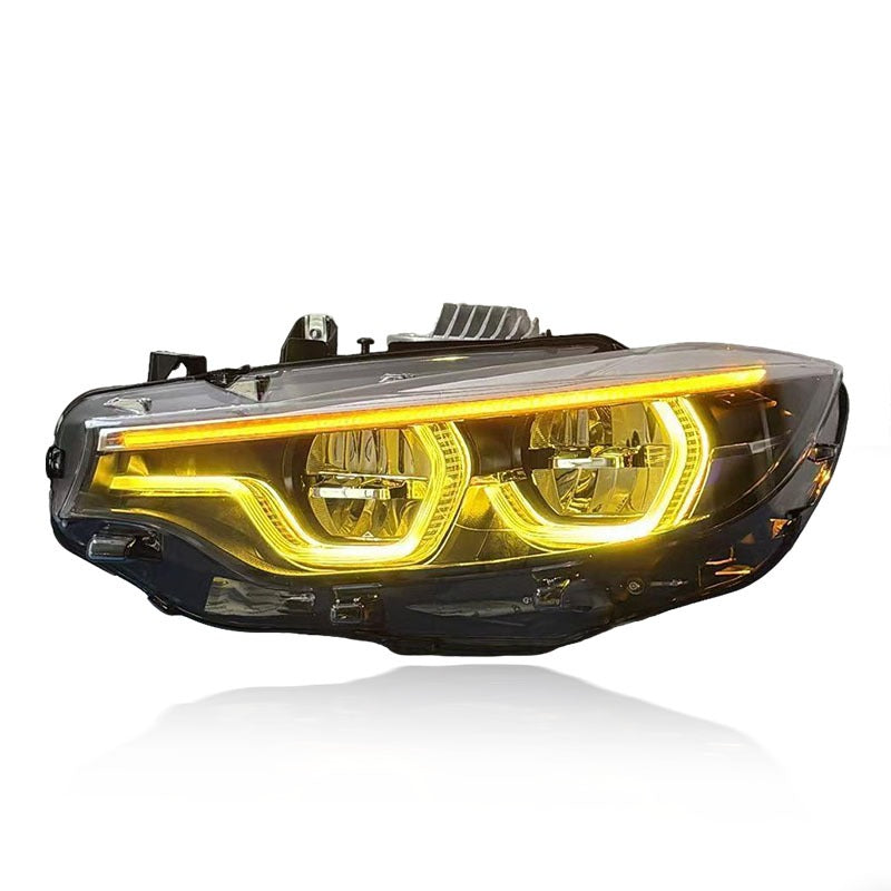 V3 F8X Tri Color Switchable IKON Headlights (White, Yellow, Amber) - F80 M3 F82 F83 M4