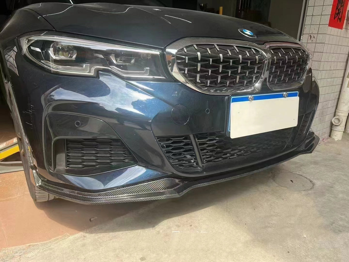 Carbon Fiber M-Sport M-Performance Style Front Lip (G20 3-Series) - MidWest Bimmer Supply