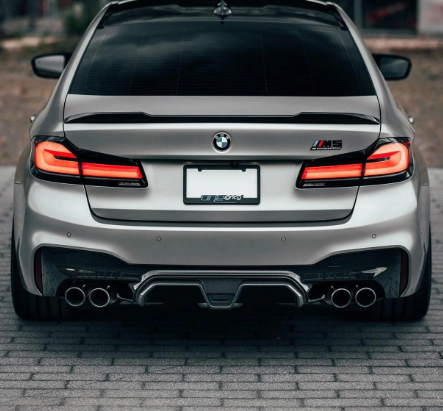 F90 M5 CS Style Carbon Fiber Rear Diffuser - F90 M5