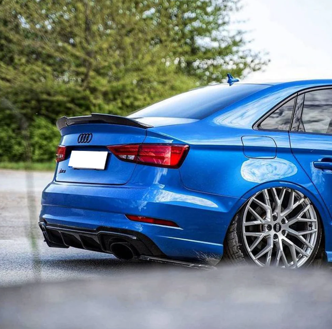 Carbon Fiber PSM Style Trunk Spoiler - Audi 8V A3 S3 RS3