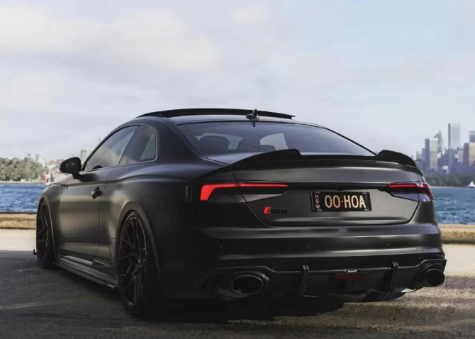 Carbon Fiber PSM Style Trunk Spoiler - Audi B9 B9.5 A5 S5 RS5 Coupe