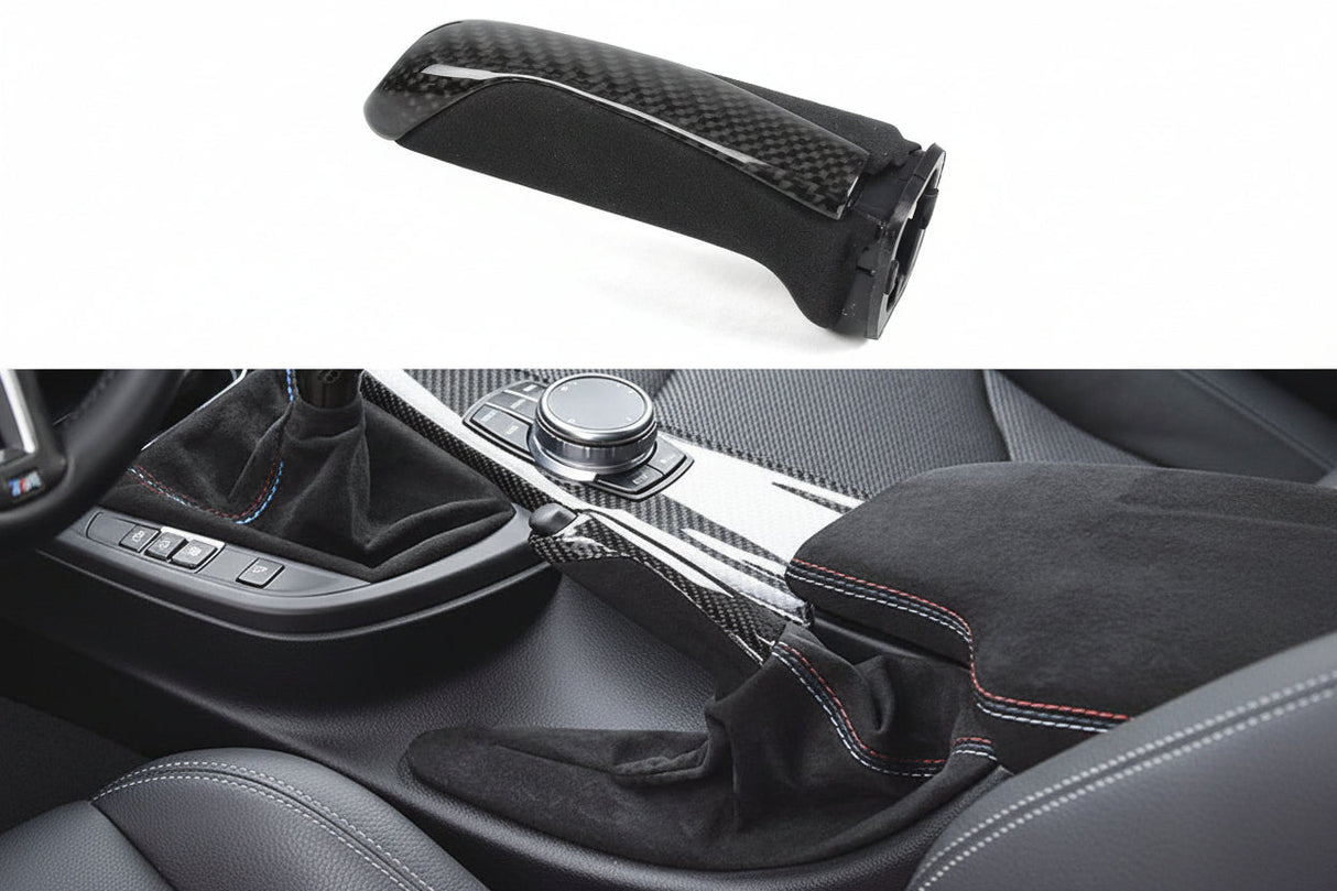 Carbon Fiber/ Suede Handbrake Handle - E36 E46 E90 E92 F30 F32 F80 F82