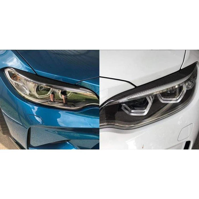 F87 M2 Carbon Fiber Headlight Eyebrow Trim - F87 M2 F87 M2 Competition