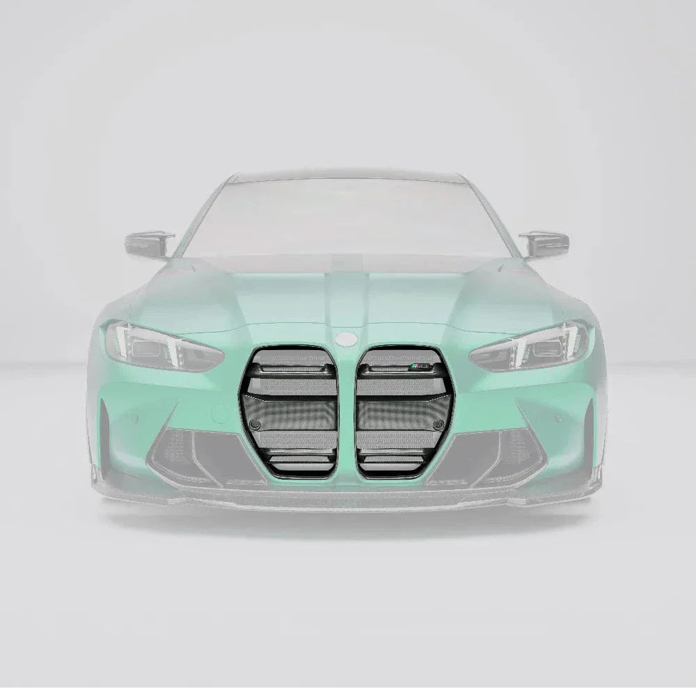 G8X M3/M4 Dry Carbon Fiber RZ Style Front Grille - G80 M3 G82 G83 M4