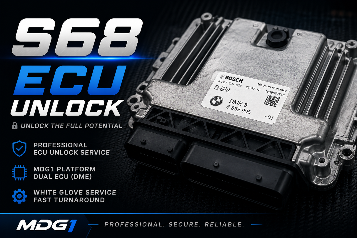 S68 BMW MDG1 ECU UNLOCK SERVICES - G90/G99 M5 XM RANGER ROVER ETC