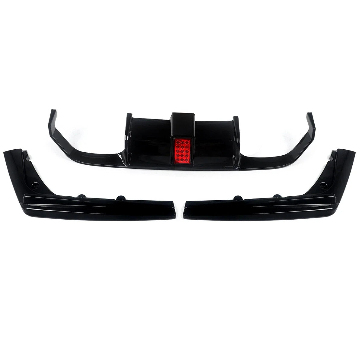 F8X M3/M4 Gloss Black V Style LED Rear Diffuser - F80 M3 F82/F83 M4