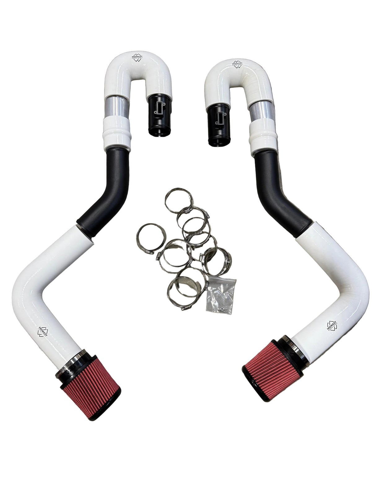 MBS N63R Front Mount Silicone Air Intakes – BMW G14 M850i G30 M550i
