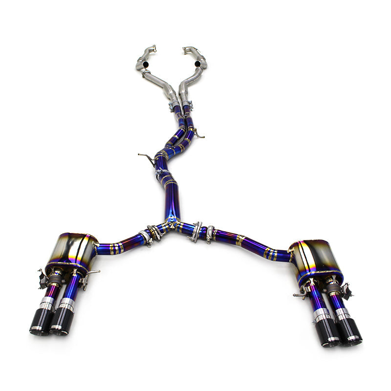 Audi B9/B9.5 S4 Valved Exhaust System W/ Midpipes - Audi B9 B9.5 S4 3.0T