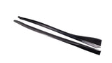 A90/A91 Supra Carbon Fiber V Style Side Skirts - A90 A91 Supra
