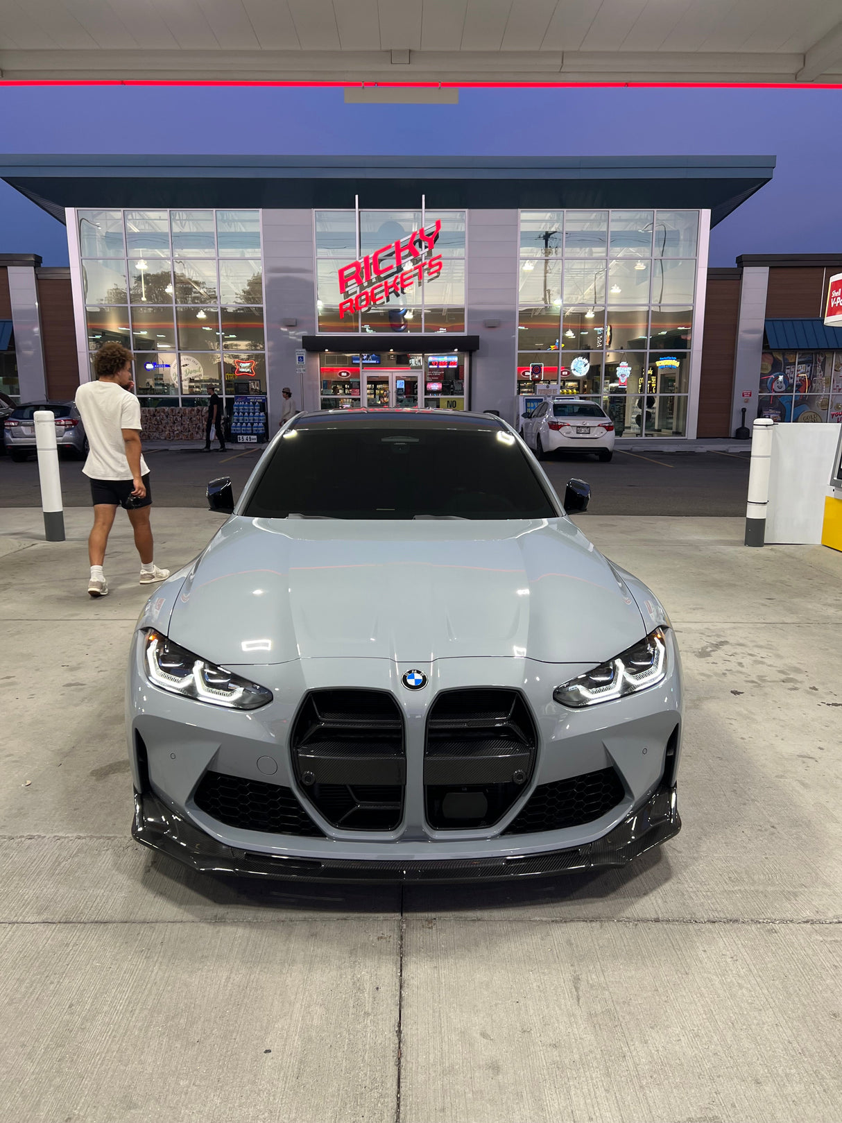 CSL Style Dry Carbon Fiber Front Grille With ACC (BMW G80/G82/G83 M3/M4) - MidWest Bimmer Supply
