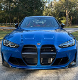 V1 Dry Carbon Fiber Front Grille With ACC (BMW G80/G82 M3/M4) - MidWest Bimmer Supply