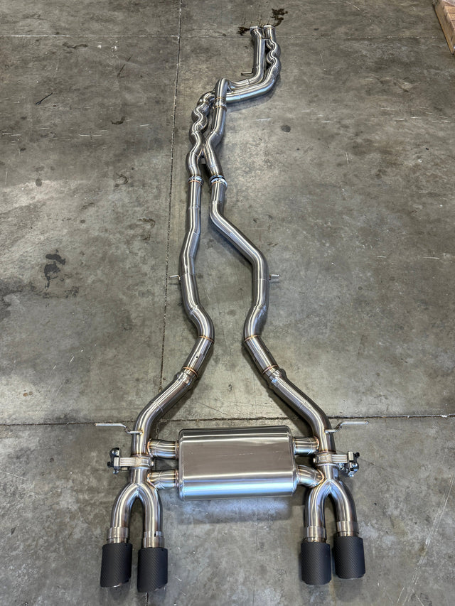(Customizable) F8X M3/M4 Valved Exhaust System - F80 M3 | F82/F83 M4 S55 - MidWest Bimmer Supply