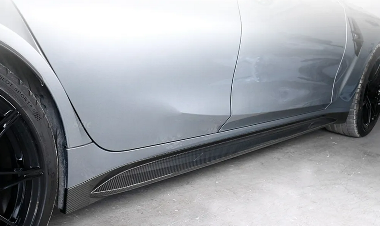 Dry Carbon Fiber OEM Style Side Skirts (G82/G83 M4) - MidWest Bimmer Supply