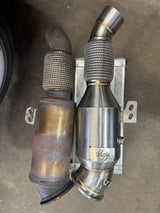 MBS 6” Fatboy B58 Catless Heat Shielded Downpipe - 240i 340i 440i 540i 640i 740i Gen 1 & 2 B58