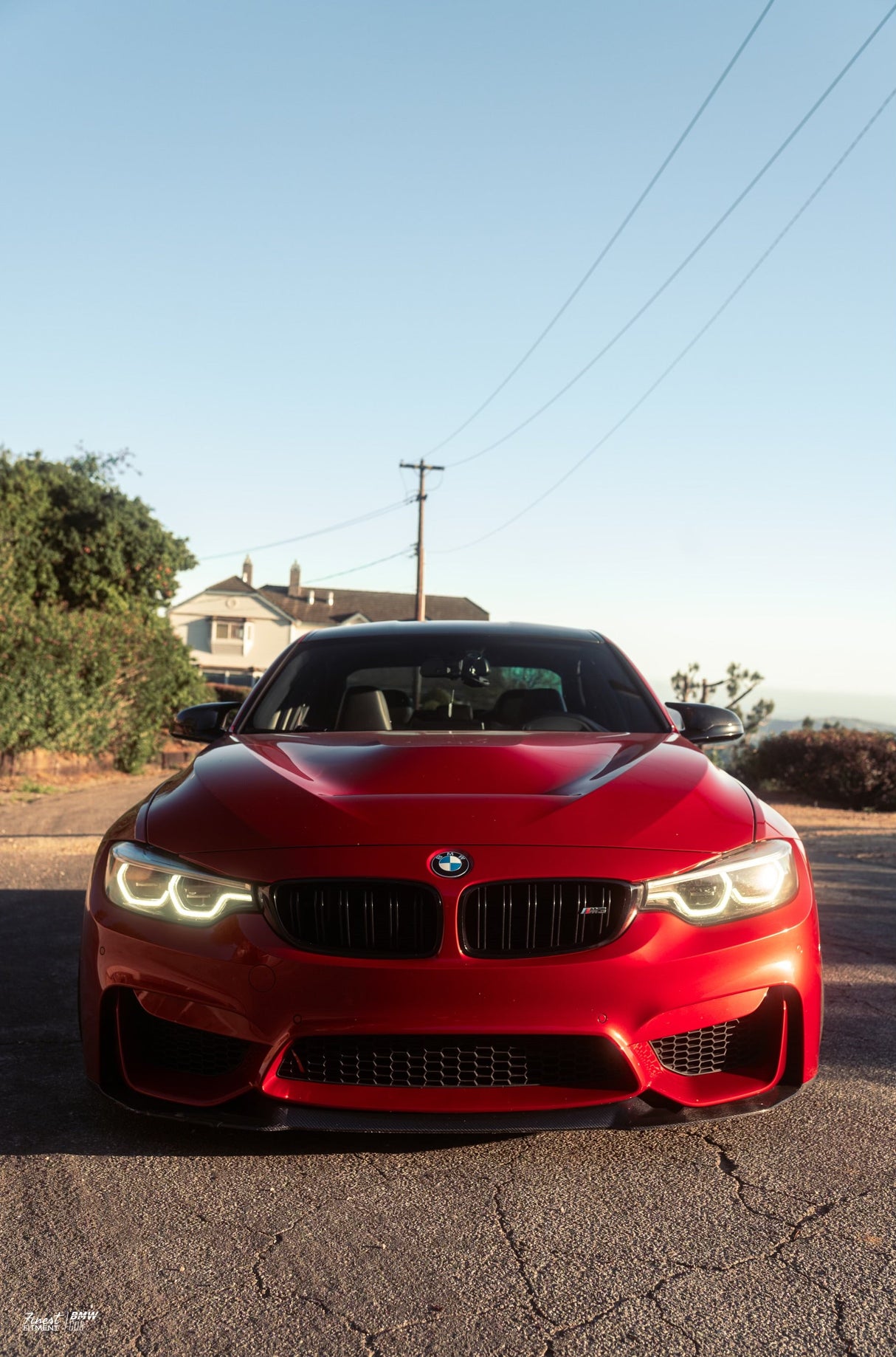 CS V2 Style Carbon Fiber Front Lip (F80 M3 | F82/F83 M4) - MidWest Bimmer Supply