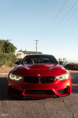 CS V2 Style Carbon Fiber Front Lip (F80 M3 | F82/F83 M4) - MidWest Bimmer Supply