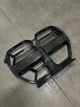 CSL Style Dry Carbon Fiber Front Grille With ACC (BMW G80/G82/G83 M3/M4) - MidWest Bimmer Supply