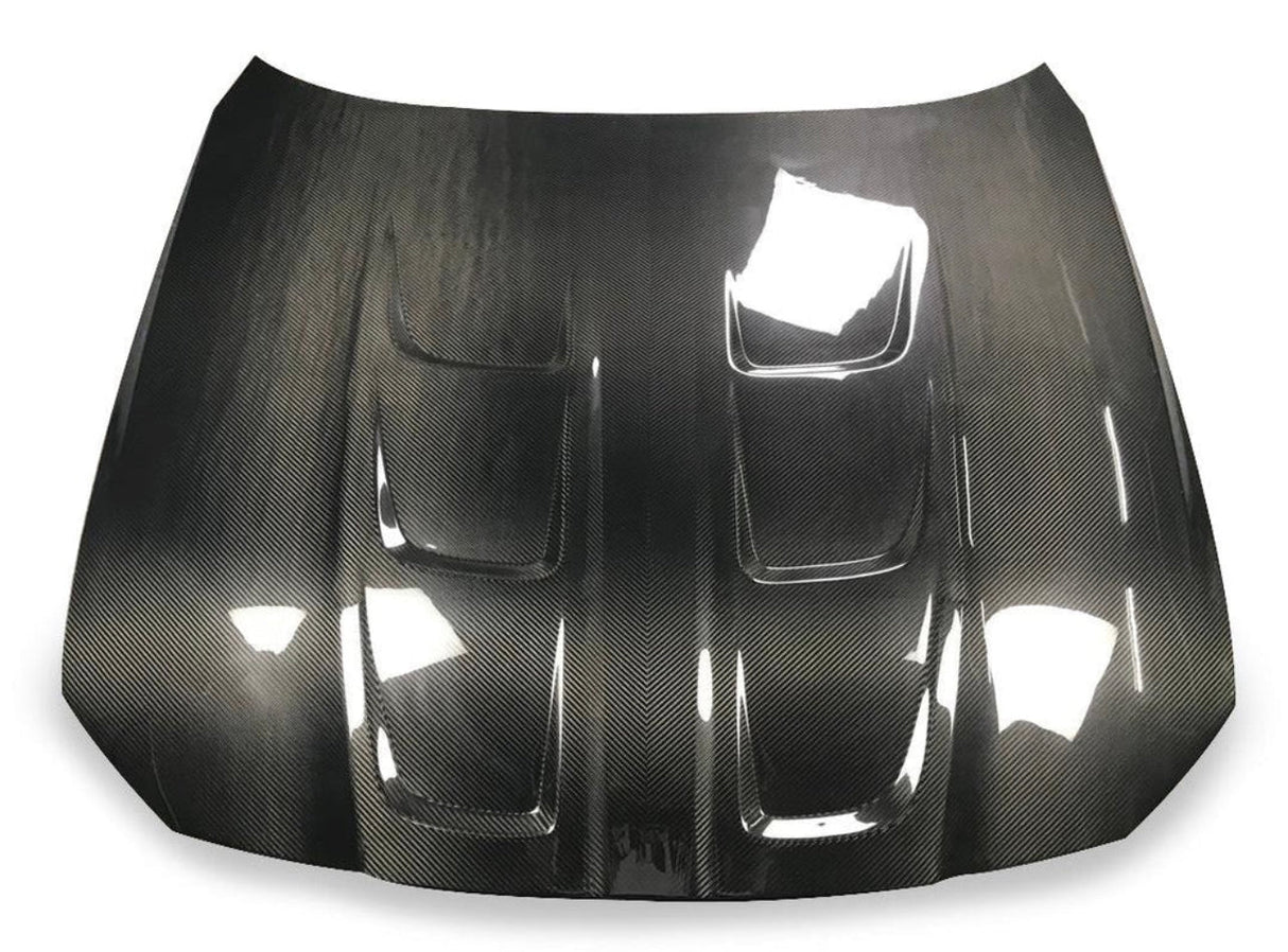 StreetFighter Style Dry Carbon Fiber Hood (BMW G80 M3 | G82/G83 M4) - MidWest Bimmer Supply