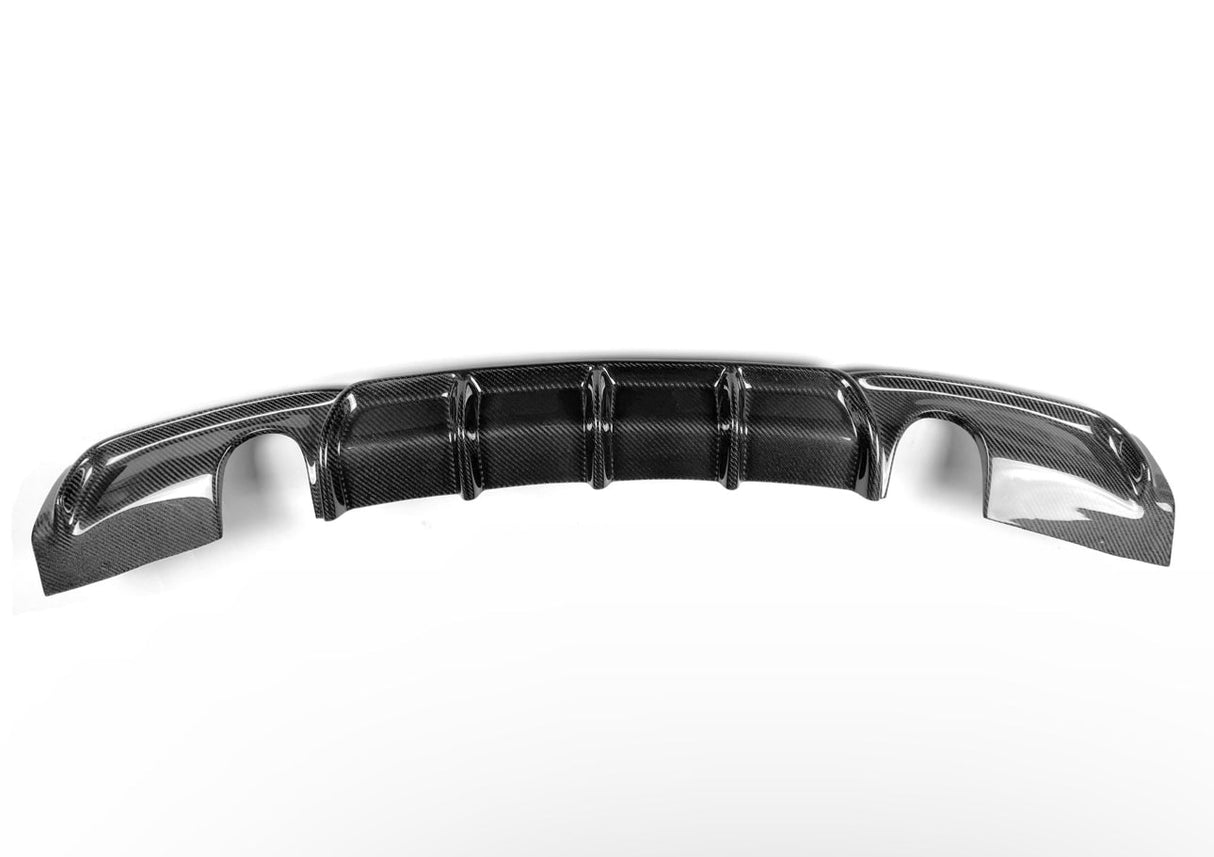 F30 M Performance Carbon Fiber Rear Diffuser (2 Tips) - BMW F30 3-Series - MidWest Bimmer Supply