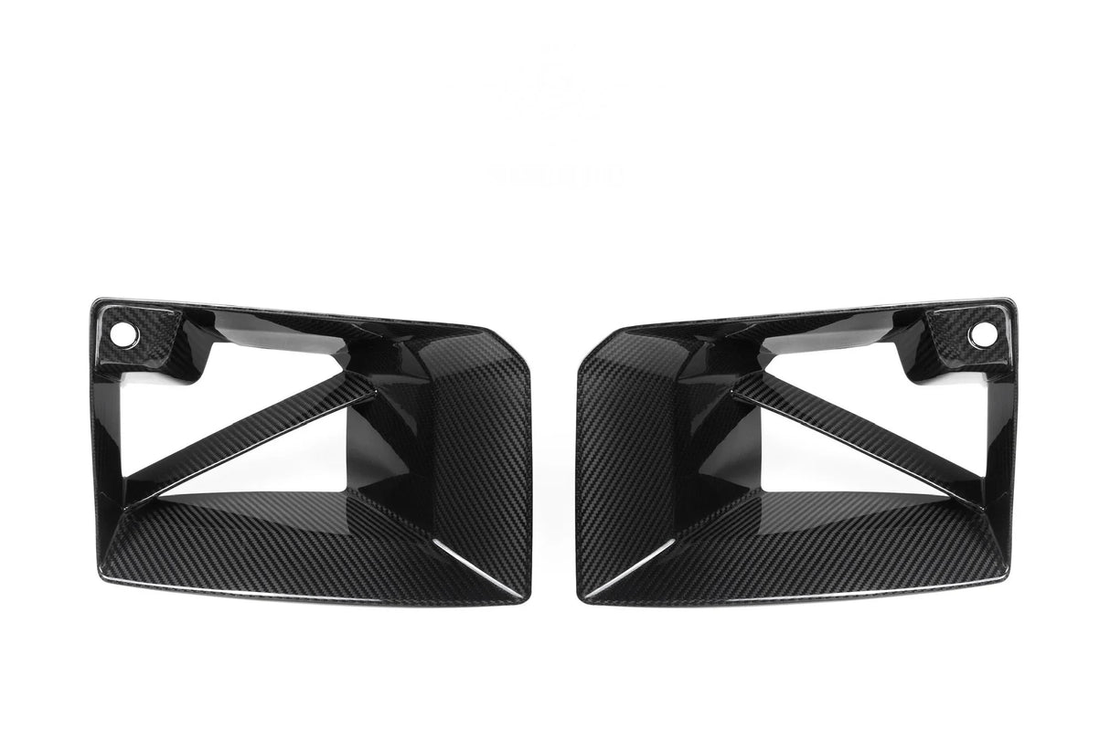 MP Style Dry Carbon Fiber Front Air Ducts (BMW G87 M2) - MidWest Bimmer Supply