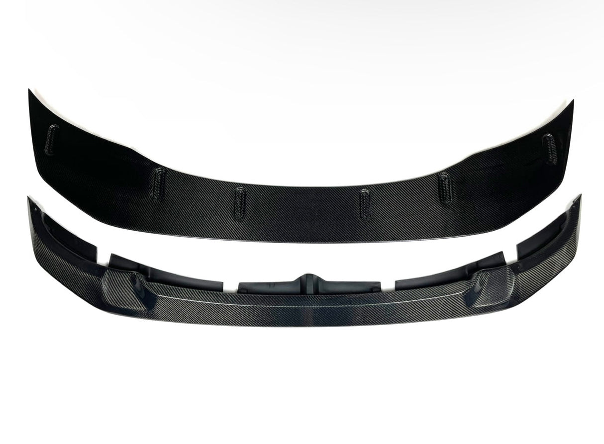 GTS Style Carbon Fiber Front Lip 2pc (F80 M3 | F82/F83 M4) - MidWest Bimmer Supply