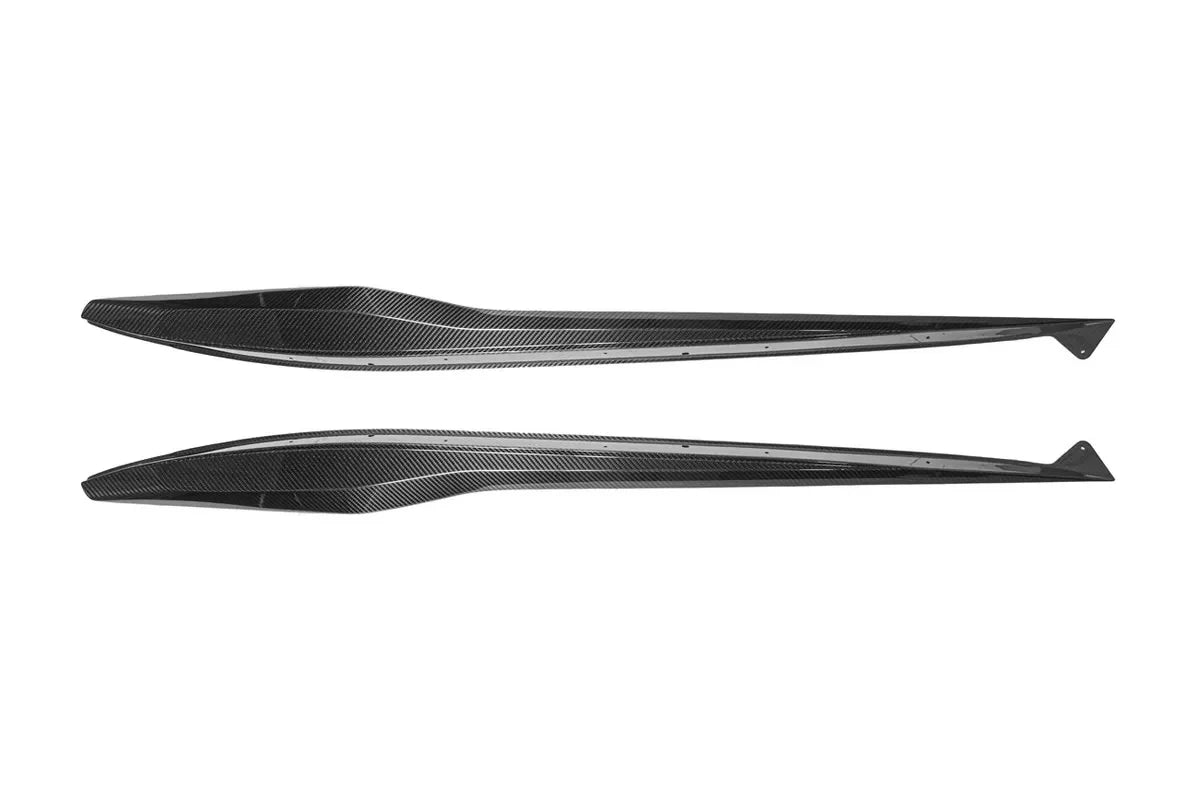 C8 Corvette Carbon Fiber Z06 Style Side Skirts - C8 Chevrolet Corvette