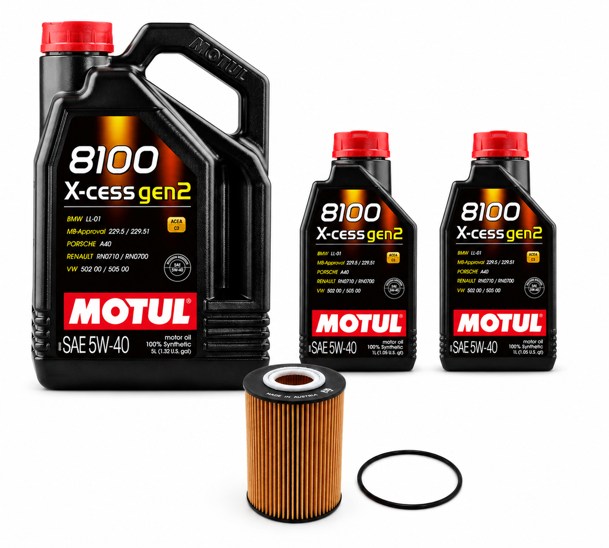 M270 / M274 Motul 5W-40 Oil Change Kit – Mercedes Benz A220 C300 CLA250 GLA250 GLC300 E300 & More