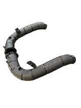 MBS S63 F1X M5 M6 Heatshield Catless Downpipe - F10 M5 F12 F06 M6