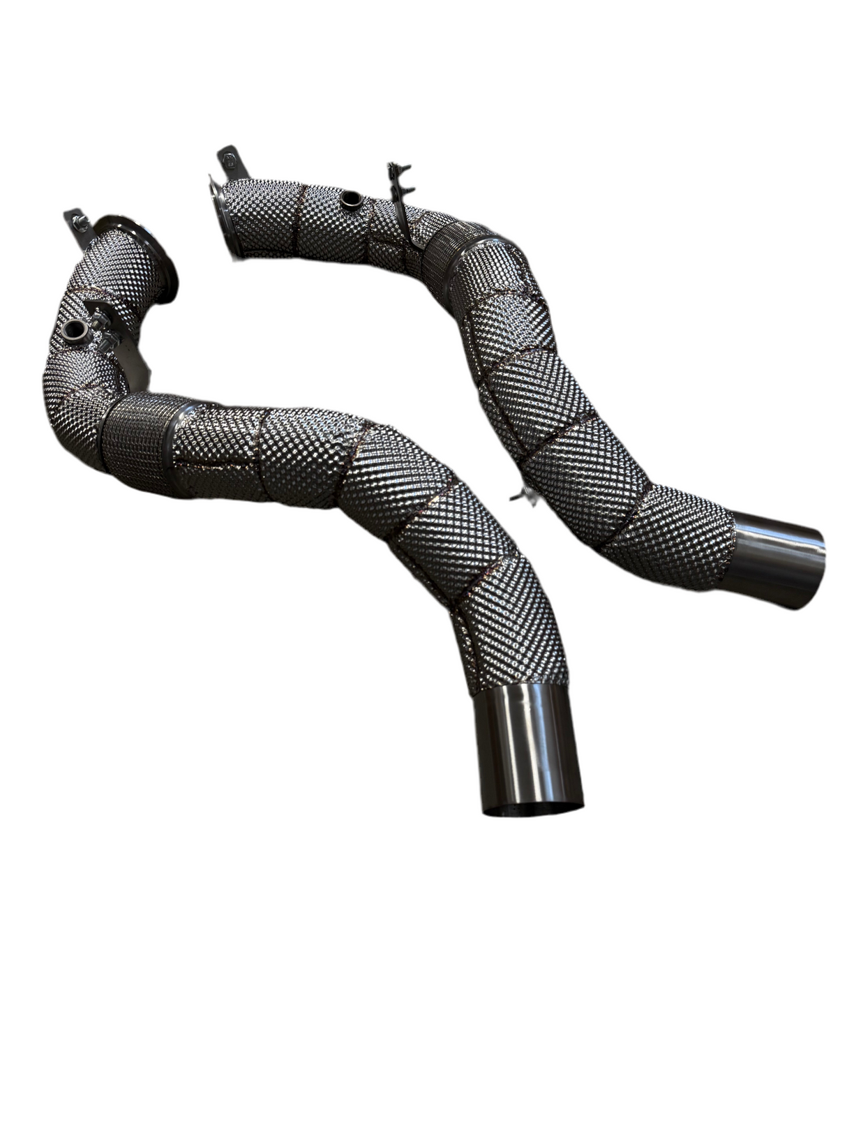 MBS F85/F86 Catless Heatshield Downpipes - F85 X5M F86 X6M